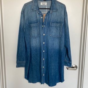 Reformation (NEW) denim shirt dress